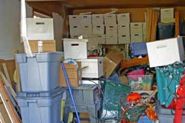 Clean up your cluttered storage areas!