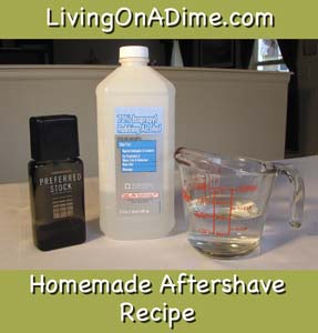 Homemade Aftershave Recipe Homemade Aftershave Recipe