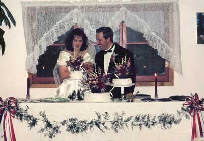 Michael and Tawra's Wedding - Cutting the Cake