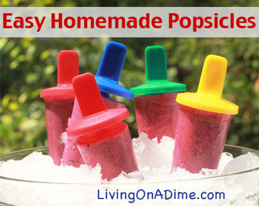 Easy Homemade Popsicles - Ideas and Recipes
