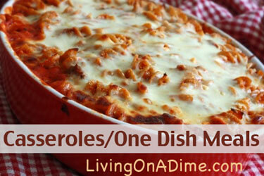 Easy Casseroles And One Dish Meals