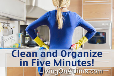 Clean and Organize in Five Minutes!