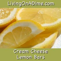cream cheese lemon bars recipe