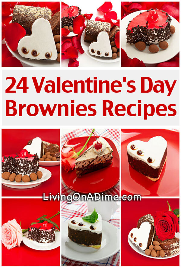 24 Valentines Day Brownie Recipes Living On A Dime To Grow Rich