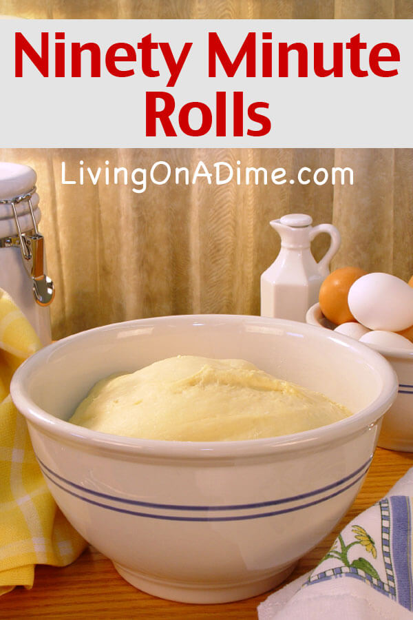 Ninety Minute Rolls Recipe