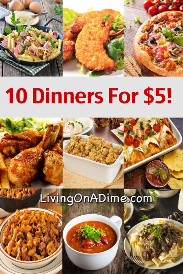 10 Dinners For 5 Cheap Dinner Recipes And Ideas