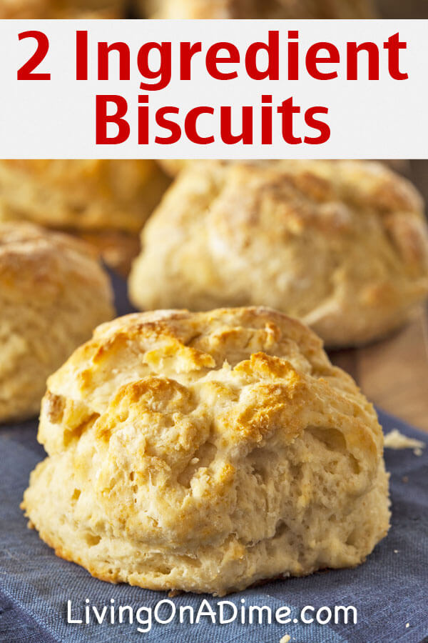 Easy 2  Ingredient  Homemade  Biscuits Recipe