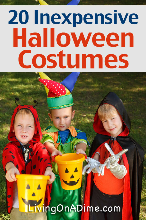 20 Inexpensive Halloween Costume Ideas - Living on a Dime