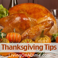 Turkey Talk and Thanksgiving Tips - Living on a Dime