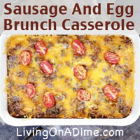 Sausage And Egg Brunch Casserole
