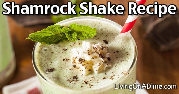 Homemade Shamrock Shake Recipe - Chocolate Mint Milkshake