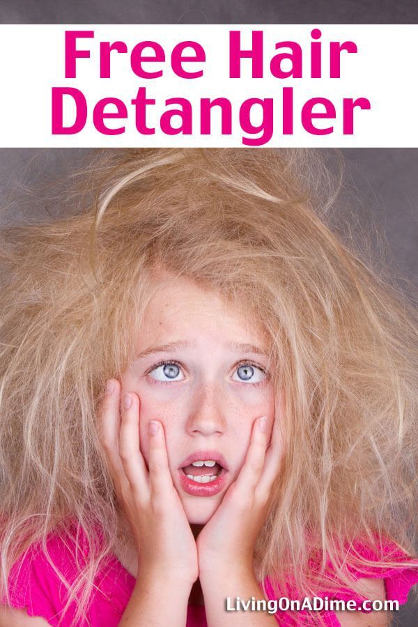 Free Homemade Hair Detangler - Living On A Dime