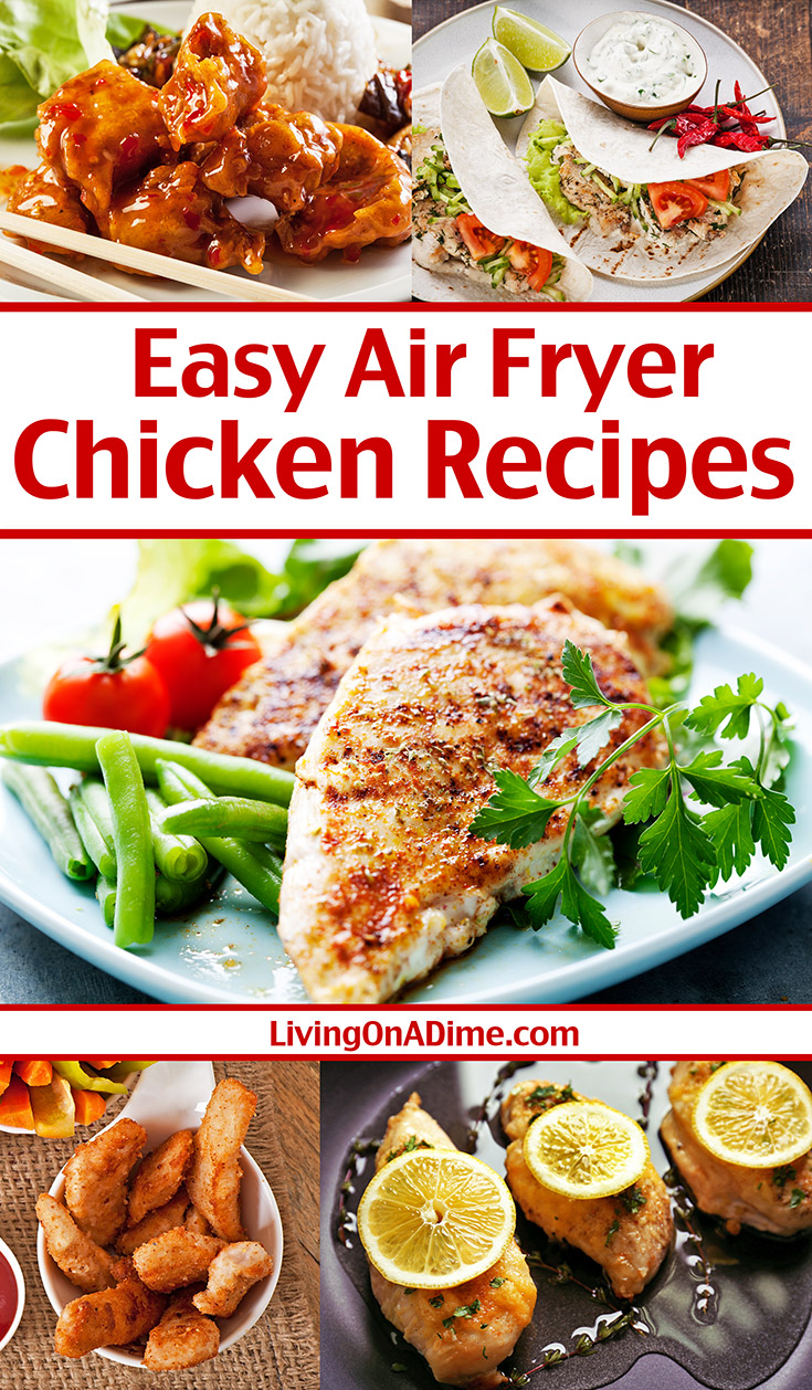 5 Air Fryer Chicken Breast Recipes! Easy, Tasty And Healthy!