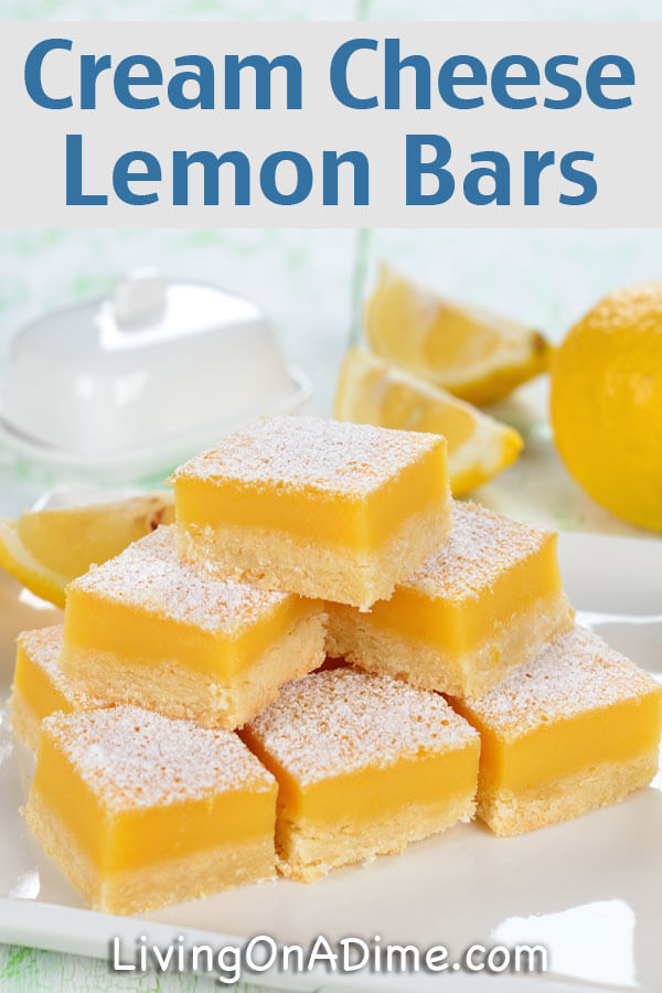 Cream Cheese Lemon Bars Recipe 