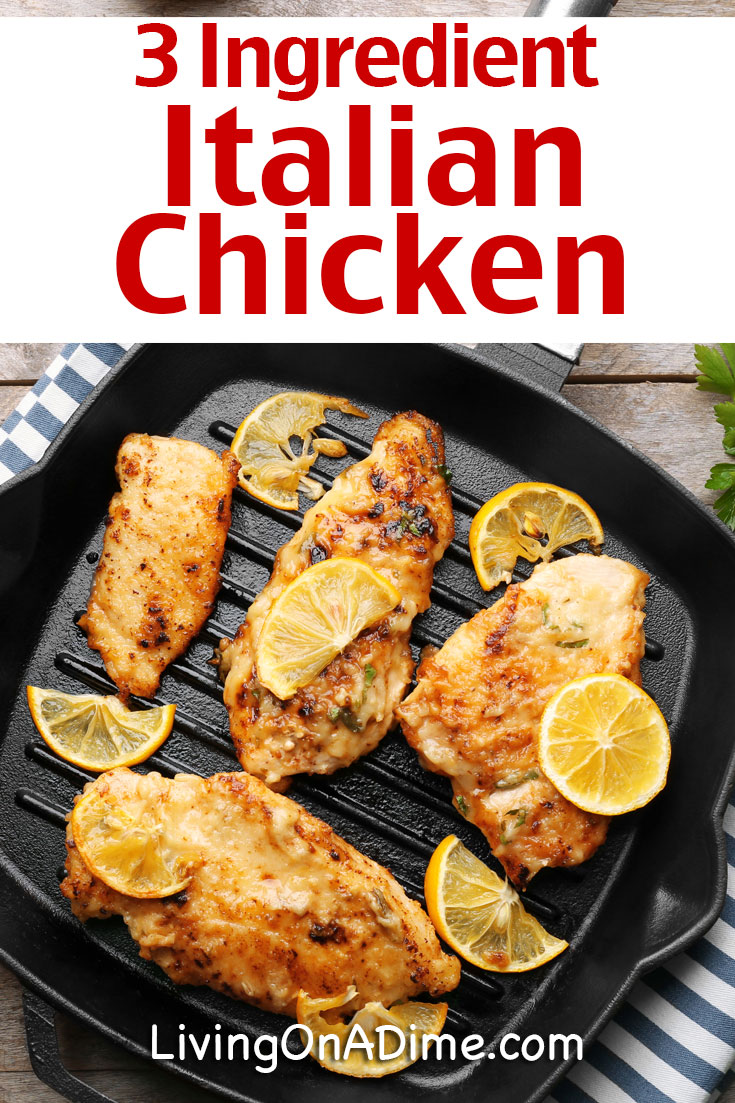 3 Ingredient Chicken Recipes Your Family Will Love! - Living On A Dime