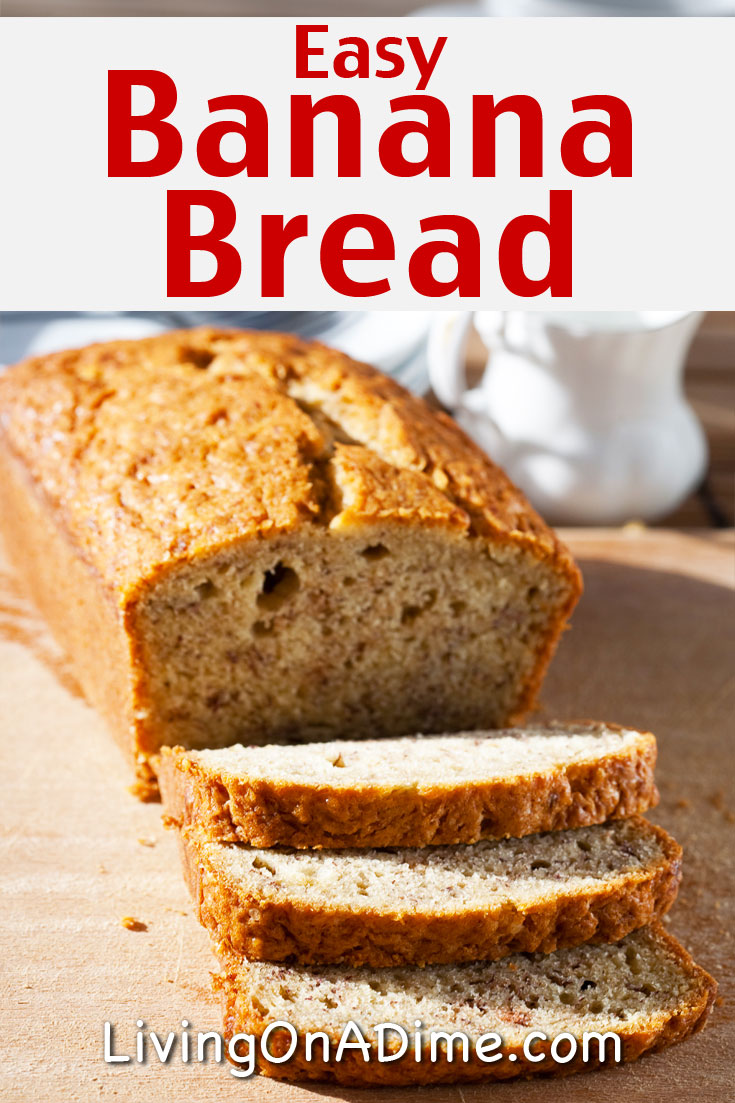 Easy Banana Bread Recipe - How To Make Moist Banana Bread