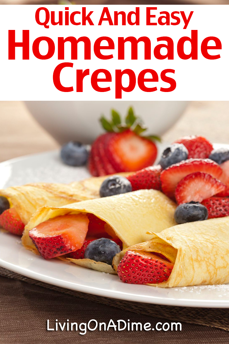 Easy Crepes Recipe - How To Make Homemade Crepes!