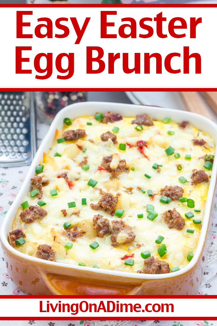 Easy Easter Egg Brunch Recipe Living On A Dime 1302