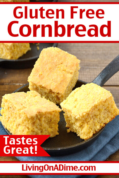 Here's an easy gluten free cornbread recipe that actually tastes AMAZING! This recipe is perfect for those who need to avoid gluten and dairy, and the balance of sweetness and tang makes it a real crowd-pleaser. Give it a try and it's sure to become a new favorite in your household.