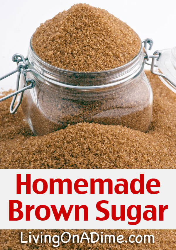 Homemade Brown Sugar Recipe - Living On A Dime