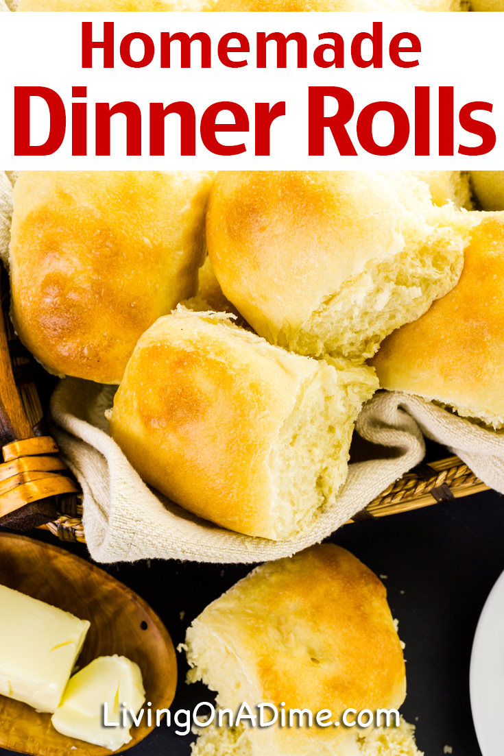 Homemade Dinner Rolls Recipe - Living On A Dime