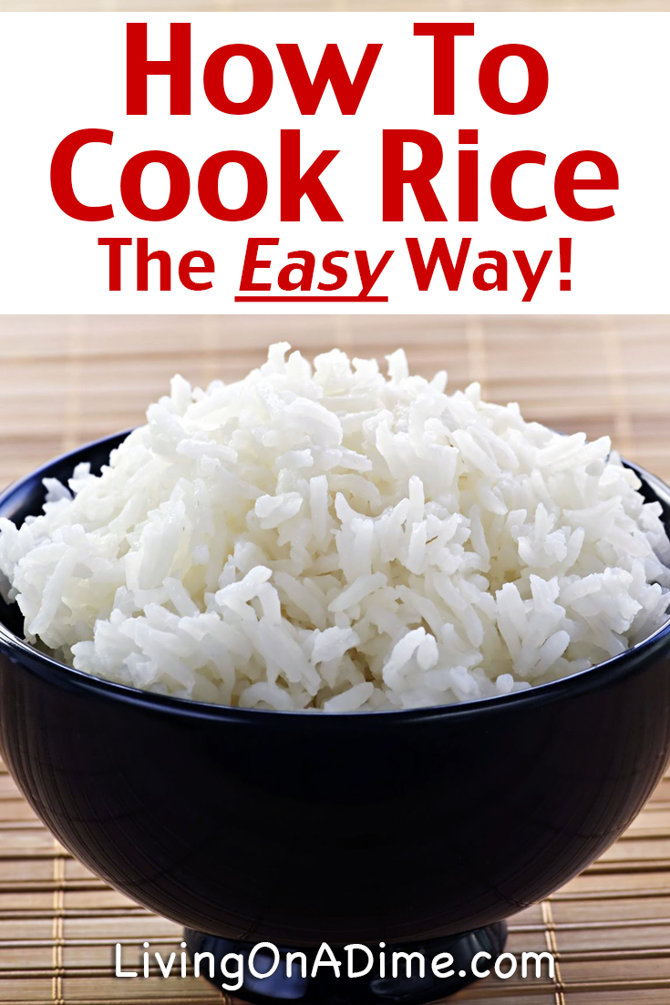 How To Cook Rice Recipe - Easy Way To Make White Rice