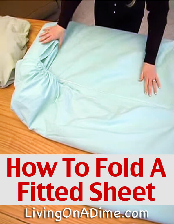 How To Fold A Fitted Sheet Easy Video Demonstration   How To Fold A Fitted Sheet 