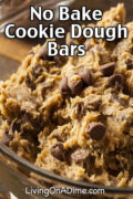 No Bake Cookie Dough Bars